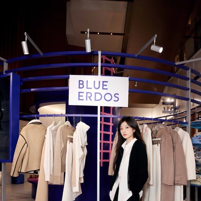 BLUE ERDOS上海新天地POP UP限时开启，与孙千一同探索 续写“双城一刻”风格对话，调频「上海风格时刻」