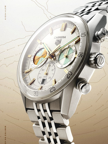 全新TAG HEUER泰格豪雅卡莱拉系列  Seafarer 计时码表 荣耀发布