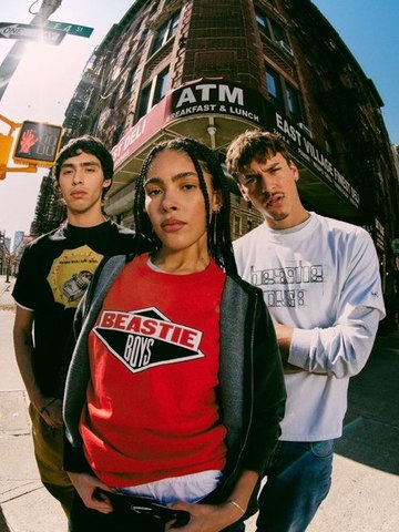 Levi's® x Beastie Boys 联名T恤系列：致敬乐队成长期与纽约文化根源