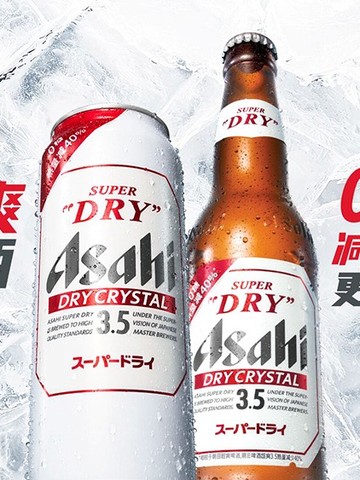 朝日超爽3.5啤酒0糖焕新上市