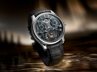 积家呈献MASTER HYBRIS INVENTIVA GYROTOURBILLON À STRATOSPHÈRE 超卓复杂功能创新大师系列天极球型陀飞轮腕表