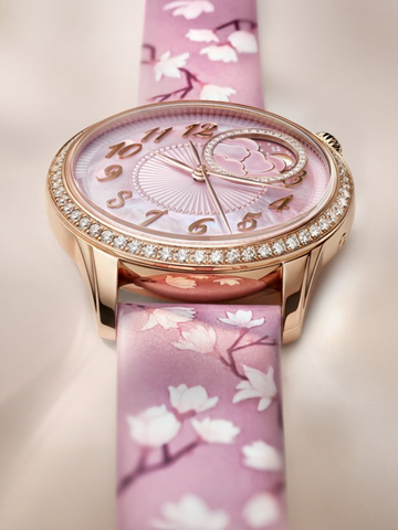 ÉGÉRIE伊灵女神系列繁花春锦 月相腕表