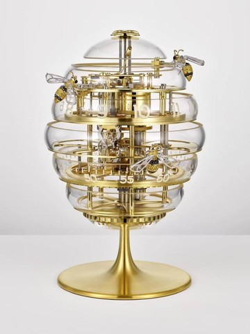 蜂巢座钟 Chopard萧品牌经典标志化身机械杰作，致献品牌弗勒里耶制表工坊三十载荣光