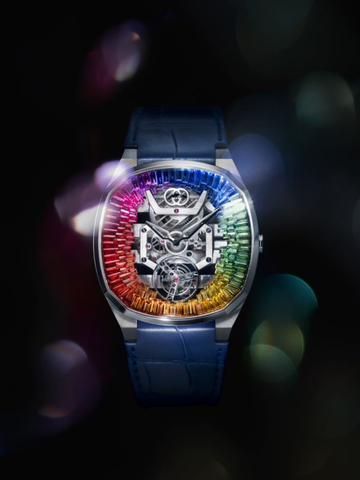 古驰为G-Timeless Métiers d’Art艺术大师系列与GUCCI 25H高级制表系列推出精美新作，进一步丰富其制表工艺体系