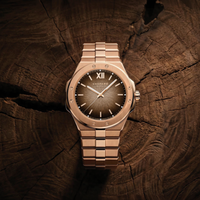 Alpine Eagle雪山傲翼系列41 XP CS玫瑰金腕表  “木纹棕”表盘尽显非凡美学，精准性能彰显制表卓艺