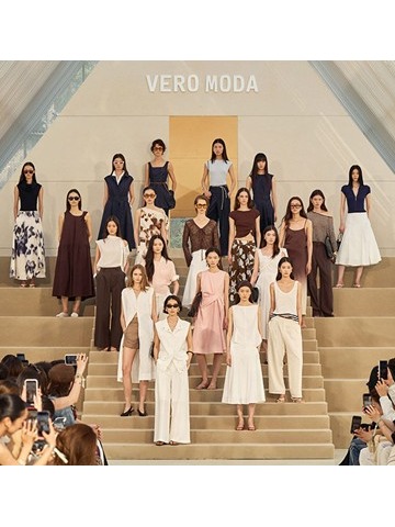 VERO MODA 2026春夏时装秀于上海发布，以高智美学开启品牌新篇章