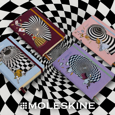 Moleskine携手《爱丽丝梦游仙境》 一同跃入奇幻兔洞！