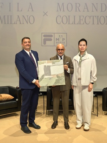 FILA MILANO 莫兰迪联名系列正式发布，亮相浦东美术馆莫兰迪大展启幕仪式