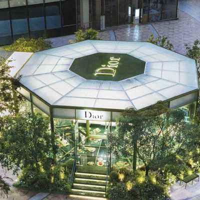 迪奥深圳湾万象城限时精品店：巴黎花园