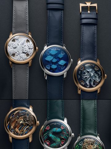 ONE OF NOT MANY卓尔不群工艺项目 Métiers d’ Art艺术大师系列致敬动物王国腕表 蕴含珍稀制表技艺的微观艺术系列臻品时计