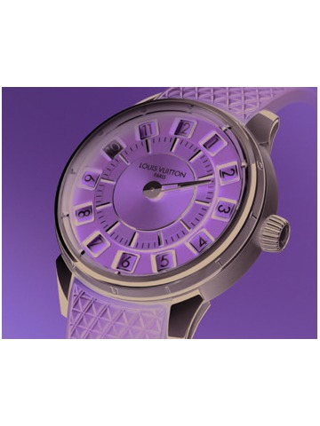 路易威登以大胆色彩诠释Tambour Spin Time系列腕表新作