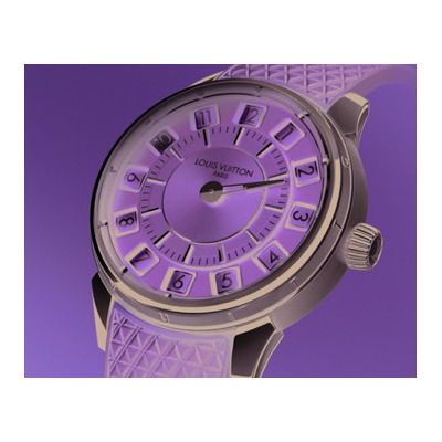 路易威登以大胆色彩诠释Tambour Spin Time系列腕表新作