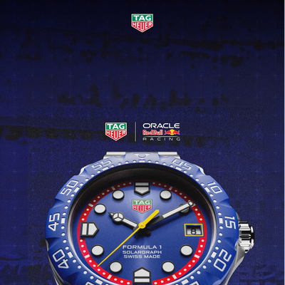 TAG Heuer 泰格豪雅发布全新 F1 系列 Solargraph 太阳能腕表红牛车队特别版  以极速驰骋之姿 致敬双方合作十周年里程碑